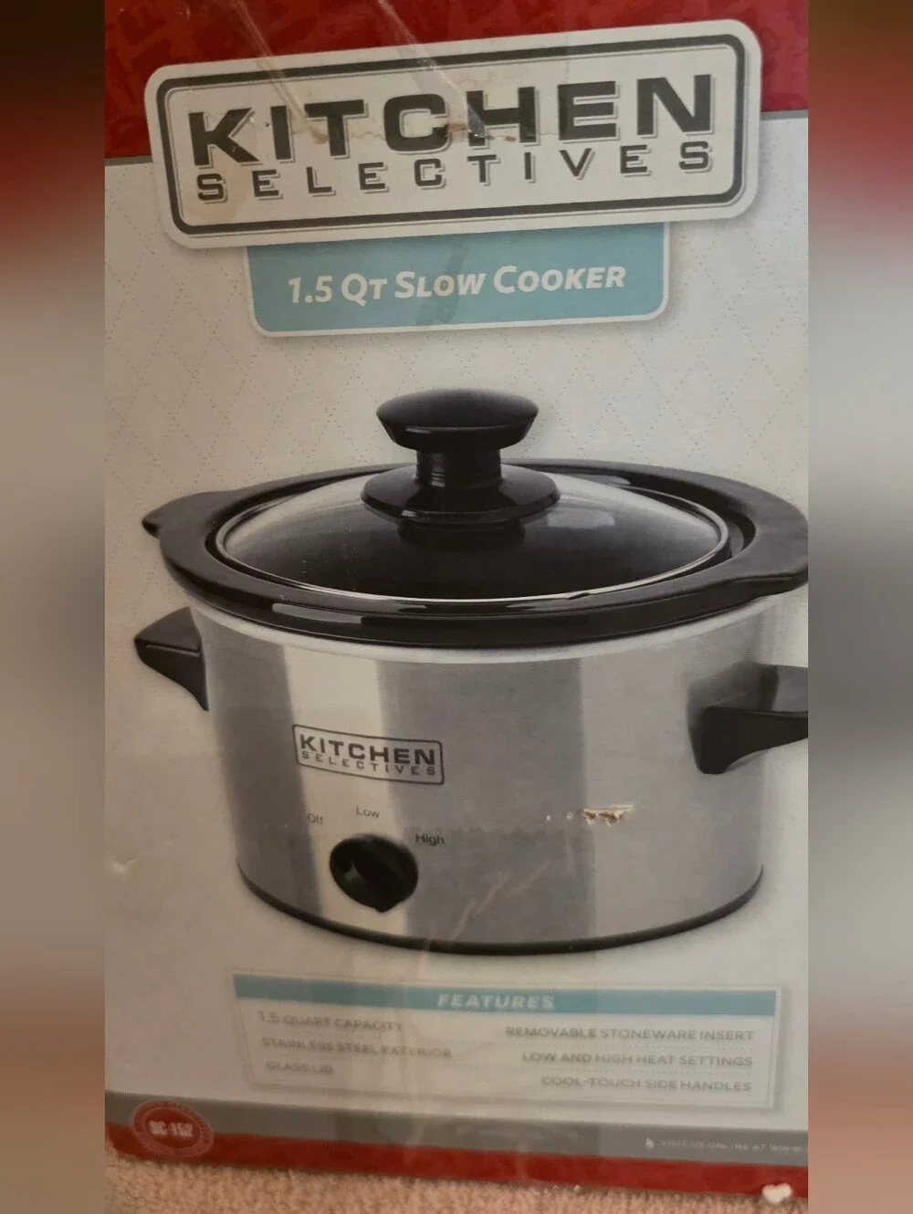 Kitchen Selectives Stainless Steel 1.5 Quart Crock NWT (New In Box)